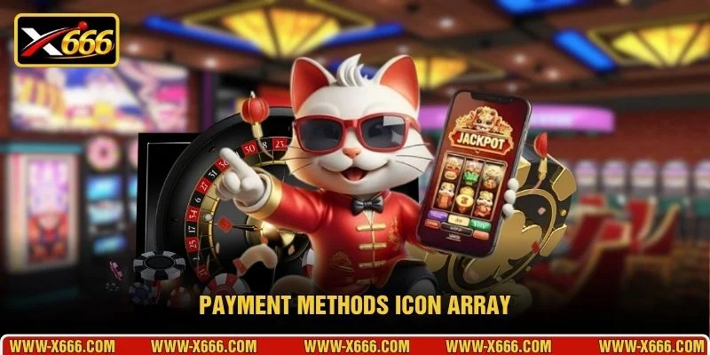 Payment methods icon array