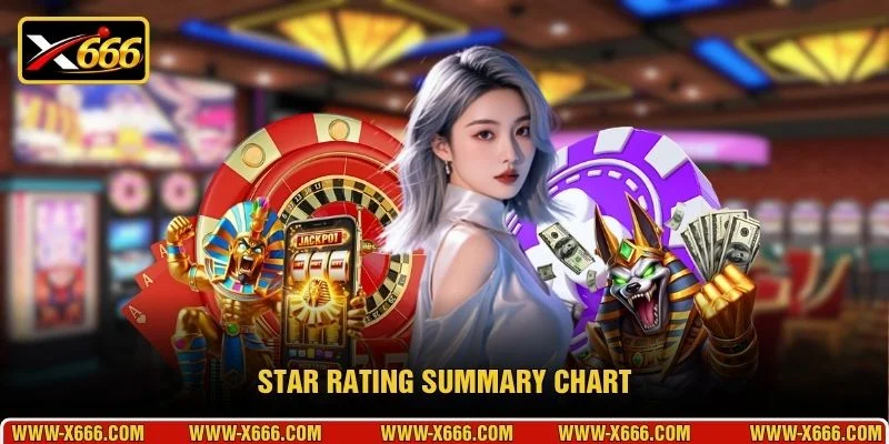 Star rating summary chart