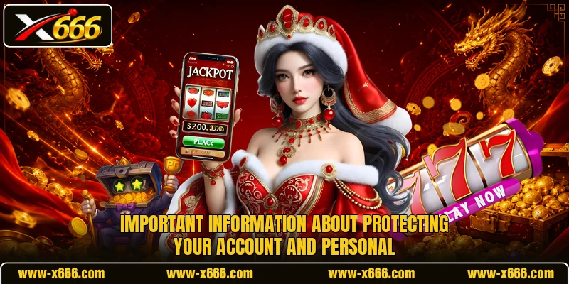 Important information about protecting your account and personal