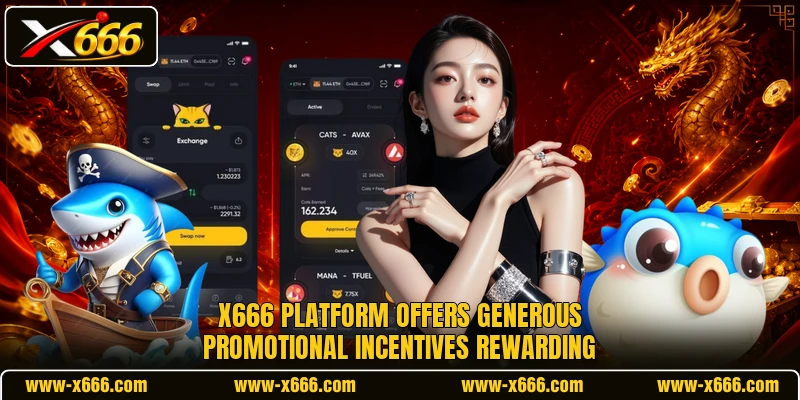 X666 platform offers generous promotional incentives rewarding